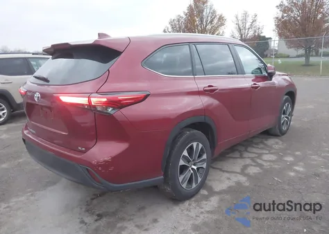 2023 Toyota Highlander Xle z USA, uszkodzony, nr VIN 5TDKDRAH0PS010878